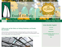 Tablet Screenshot of hellwig-gartenbau.de